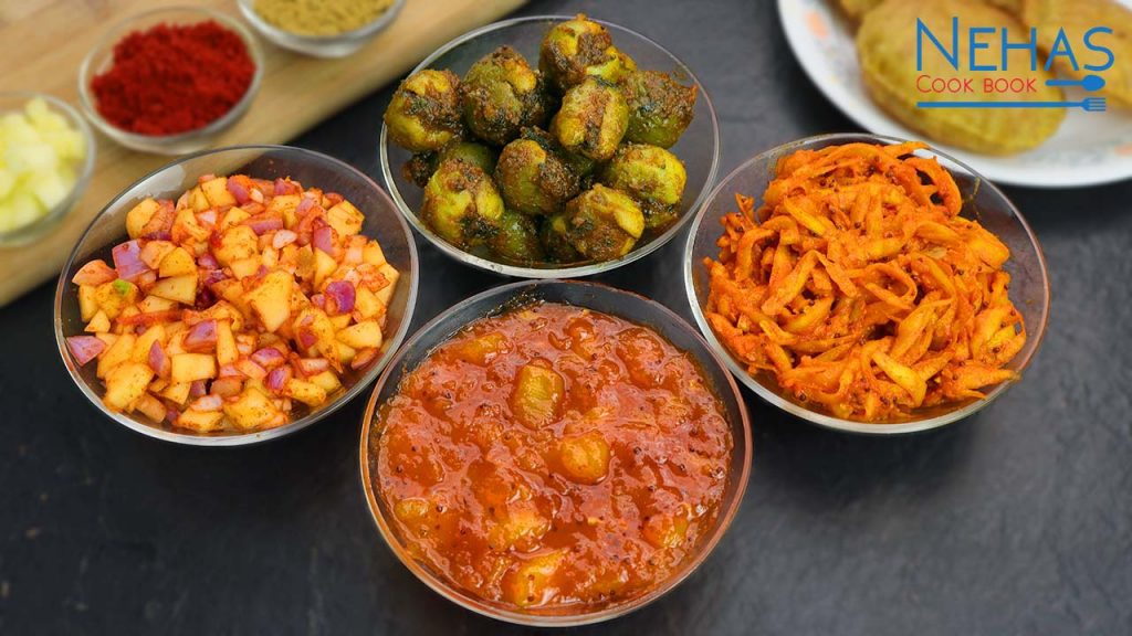 Kachumbar and sambharo recipe | sweet raw mango sambharo | gunda no ...