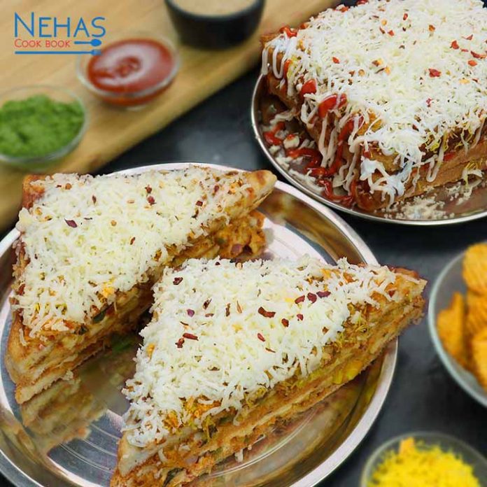 Junglee sandwich street style Junglee sandwich Jumbo masala