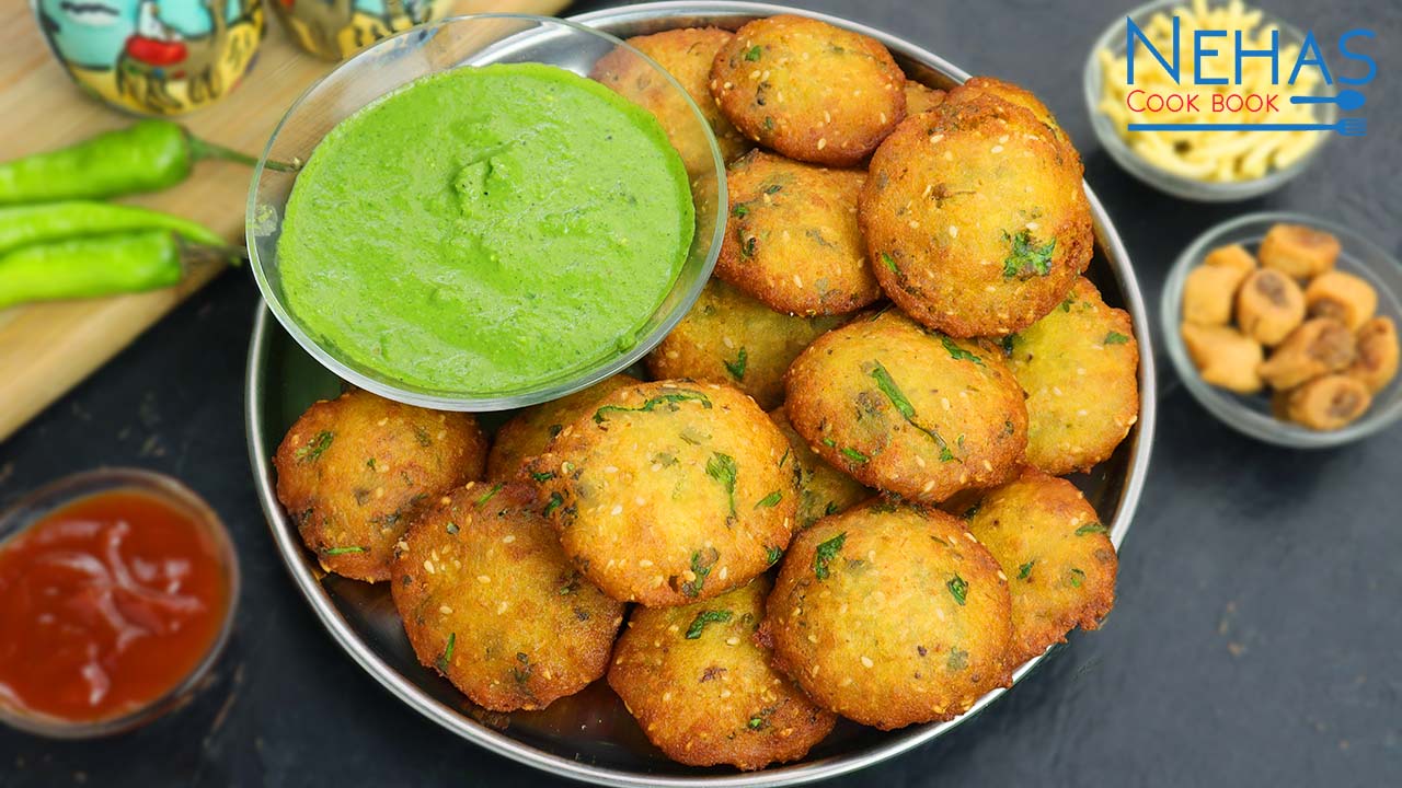 Khatta vada | Traditional Gujarati gharvada | how to make vada | Nehas ...