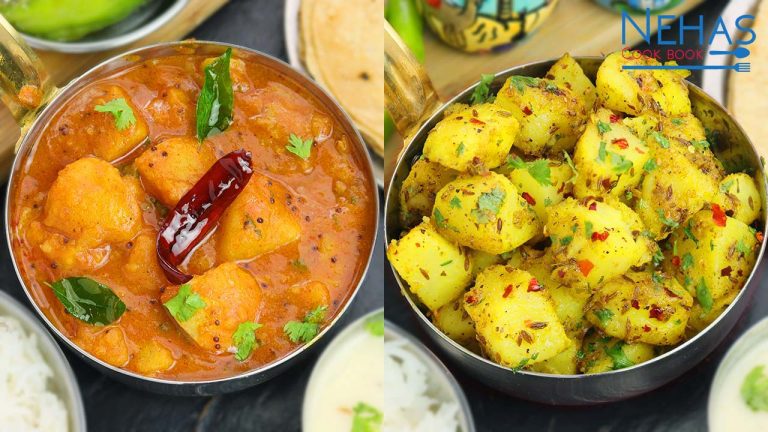 Aloo sabzi recipe | 2 ways potato sabzi | rasawala batata nu shak | jeera aloo recipe