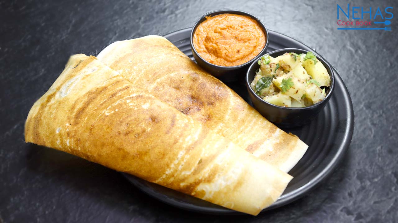 Farali dosa recipe | farali potato bhaji recipe |Farali tomato chutney ...