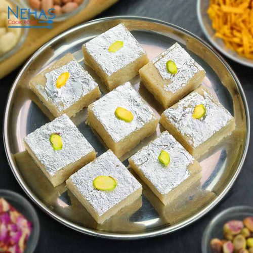 Peanut cashew barfi recipe sing pak recipe how to make peanut barfi