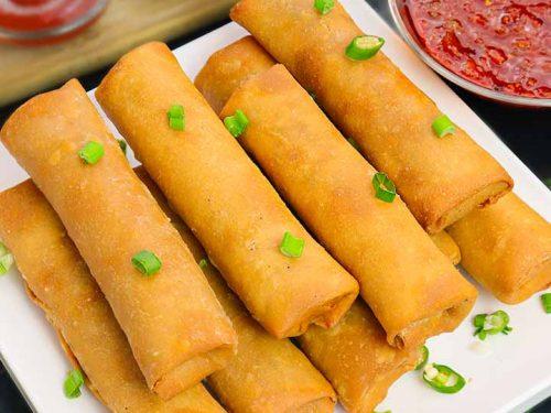【springroll です！】ジェル170個以上のまとめ売り Veg Spring roll recipe | spring roll with home-made spring roll