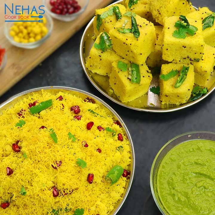 Vati dal na khaman recipe | sev khamani recipe | surti khaman recipe |  Gujarati sevkhamani recipe - Nehas Cook Book