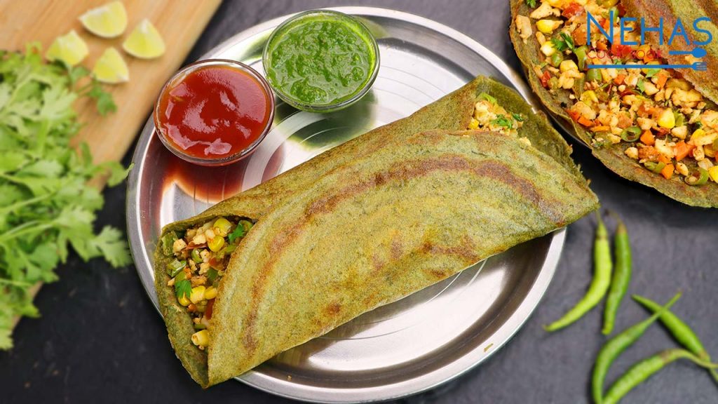 Moong pudla recipe green moong chilla recipe whole moong chilla