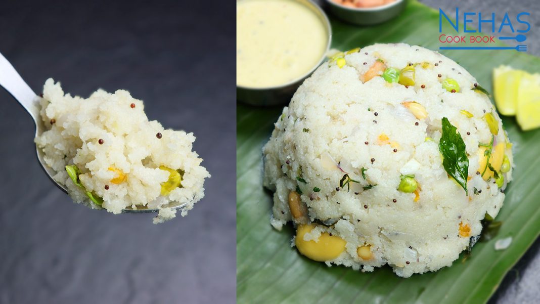 Upma recipe how to make upma rava upma recipe Nehas Cook Book