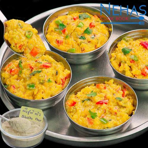 Gujarati Biraj Recipe - Saffron Flavored Sweet Lentil Rice With Dry Fruits & Coconut