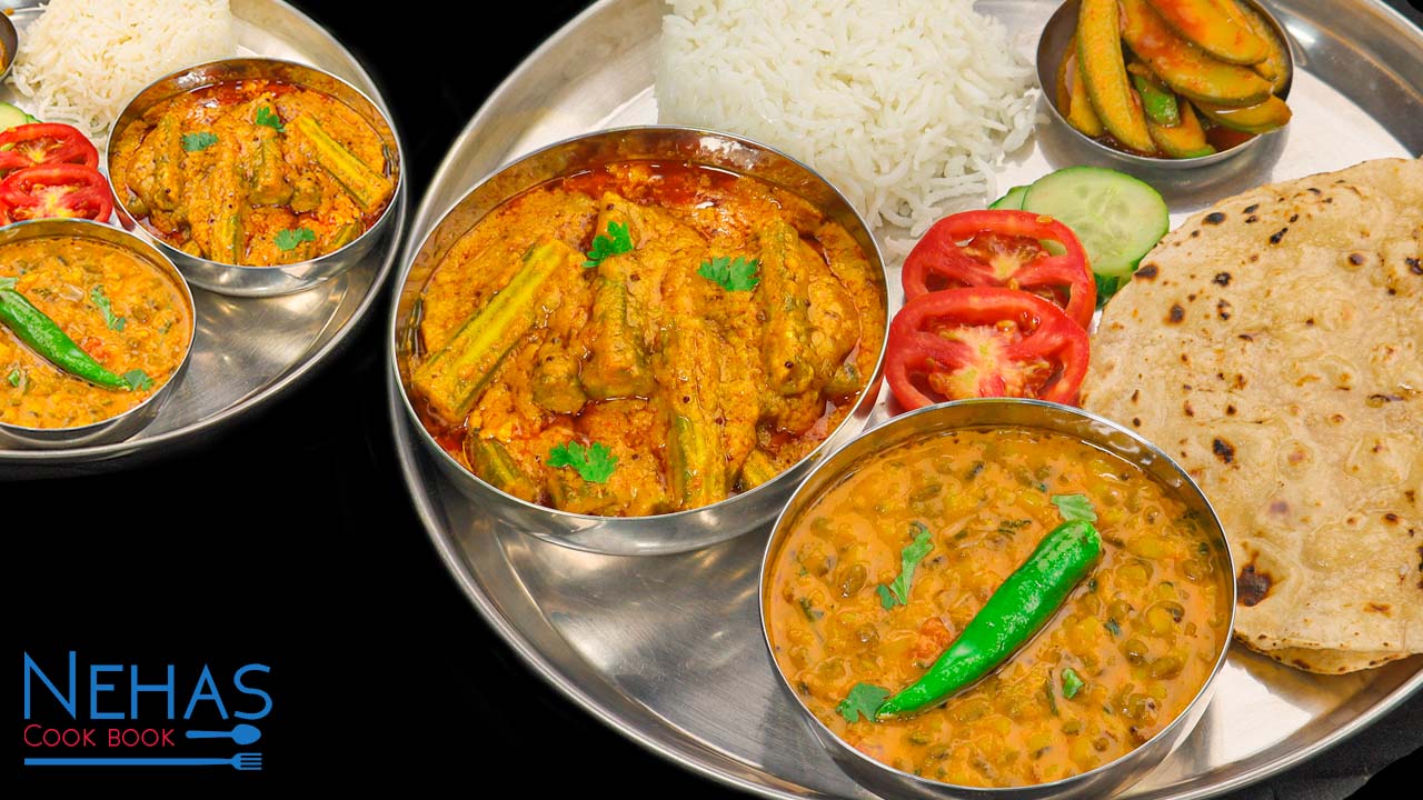 Kathiyawadi thali recipe | lunch thali recipe | thali recipe in 30 ...