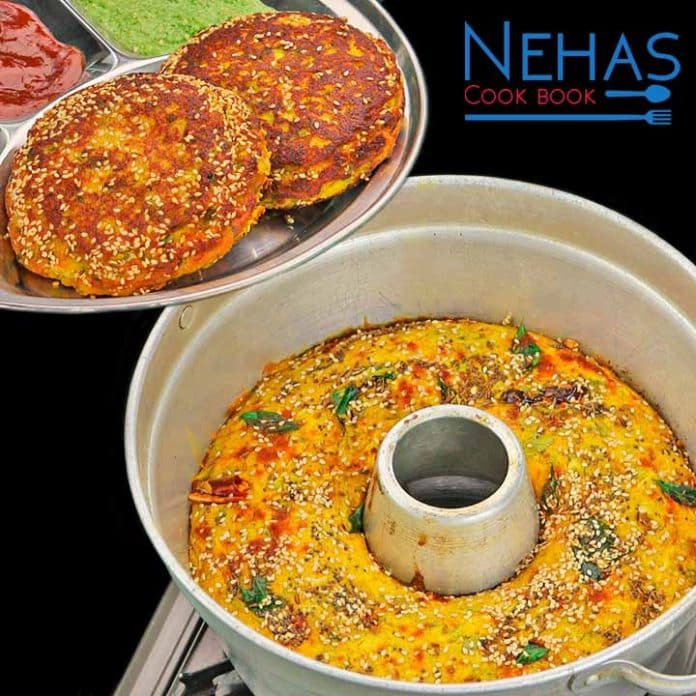 Handvo recipe (stovetop and baked) mixed dalrice handvo Gujarati