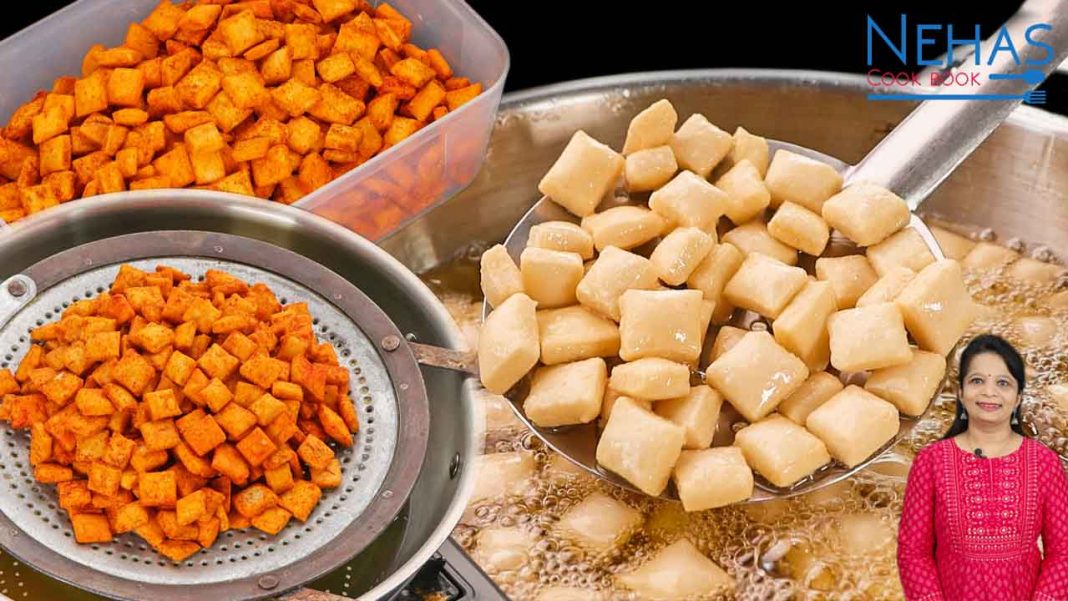 Rice flour namak para recipe rice flour kurkure namak para Nehas