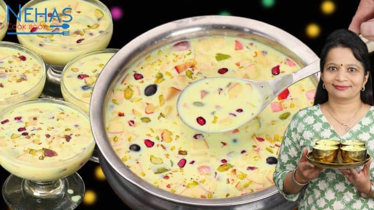 Fruit custard recipe | fruit salad | fruit salad with instant premix
