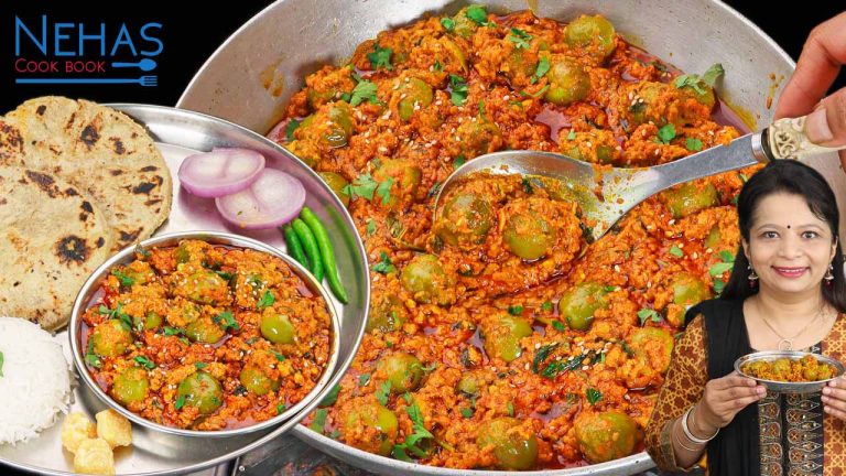 Gunda nu shak recipe | Gujarati style akha gunda nu shak | Gunda sabzi recipe