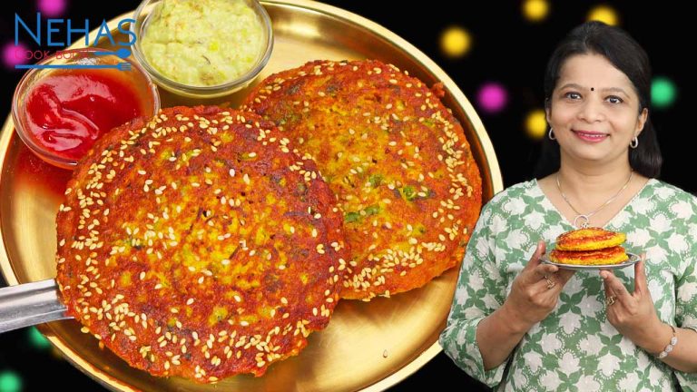 Gujarati bhardiyu recipe | rice nashta recipe | rice-besan nasta