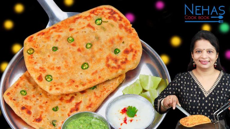 Chilli garlic paratha recipe | chilli garlic layered paratha | garlic paratha