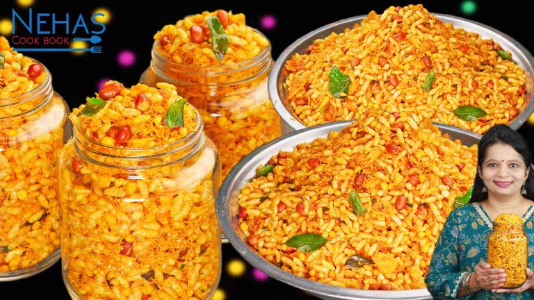 Murmura chivda recipe | market style murmura chivda | murmura namkeen