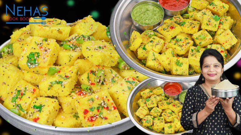 Instant dhokla with dhokla premix recipe | instant dhokla | instant live dhokla