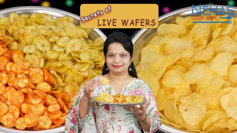 Live wafers recipe | Instant potato chips | kela wafers