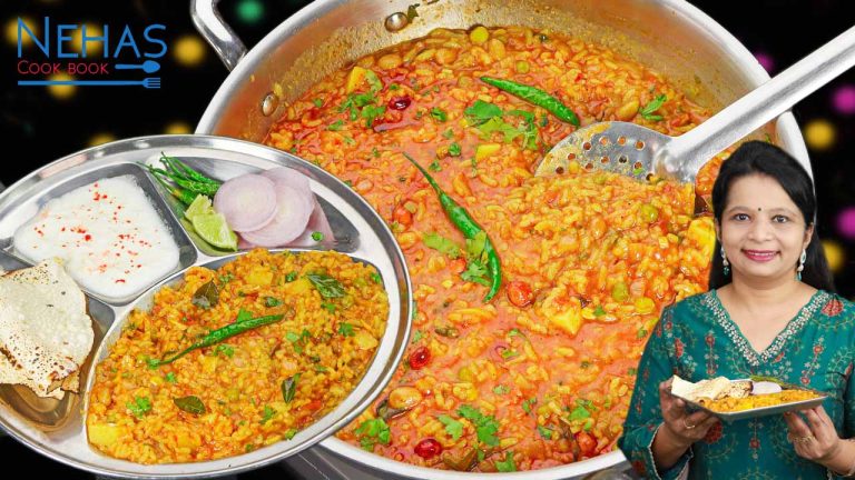 Rasiya bhat recipe | Gujarati rasiya bhat | masala bhat