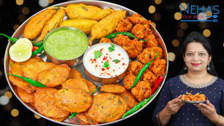 Farali bhajiya recipe | farali pakoda | farali batata bhajiya | bharela marcha bhajiya