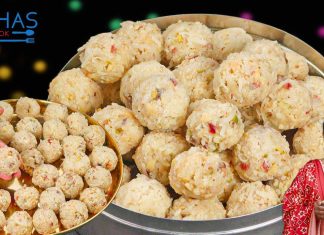 Dry fruit ladoo recipe | market style dry fruit laddu | coconut dry fruit laddu